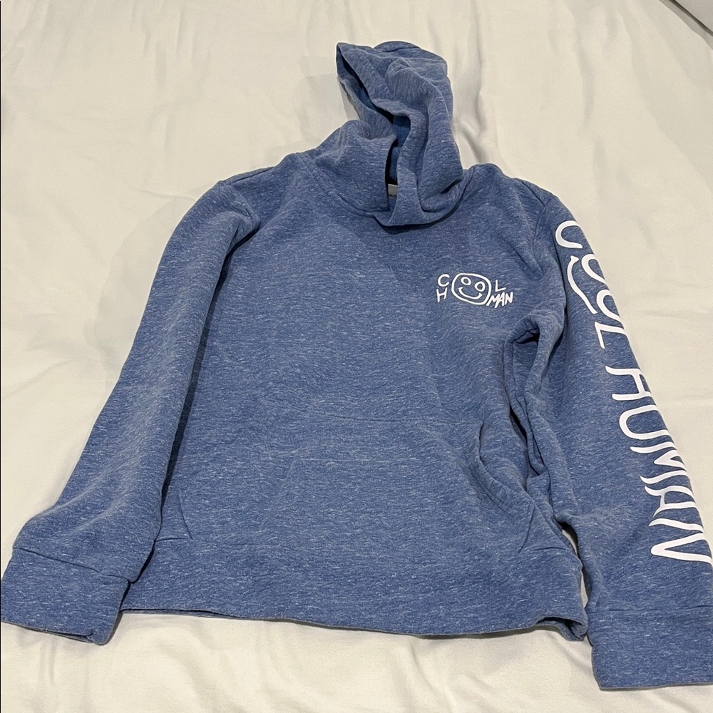 Old Navy Blue Hoodie with “Cool Human” Graphic
